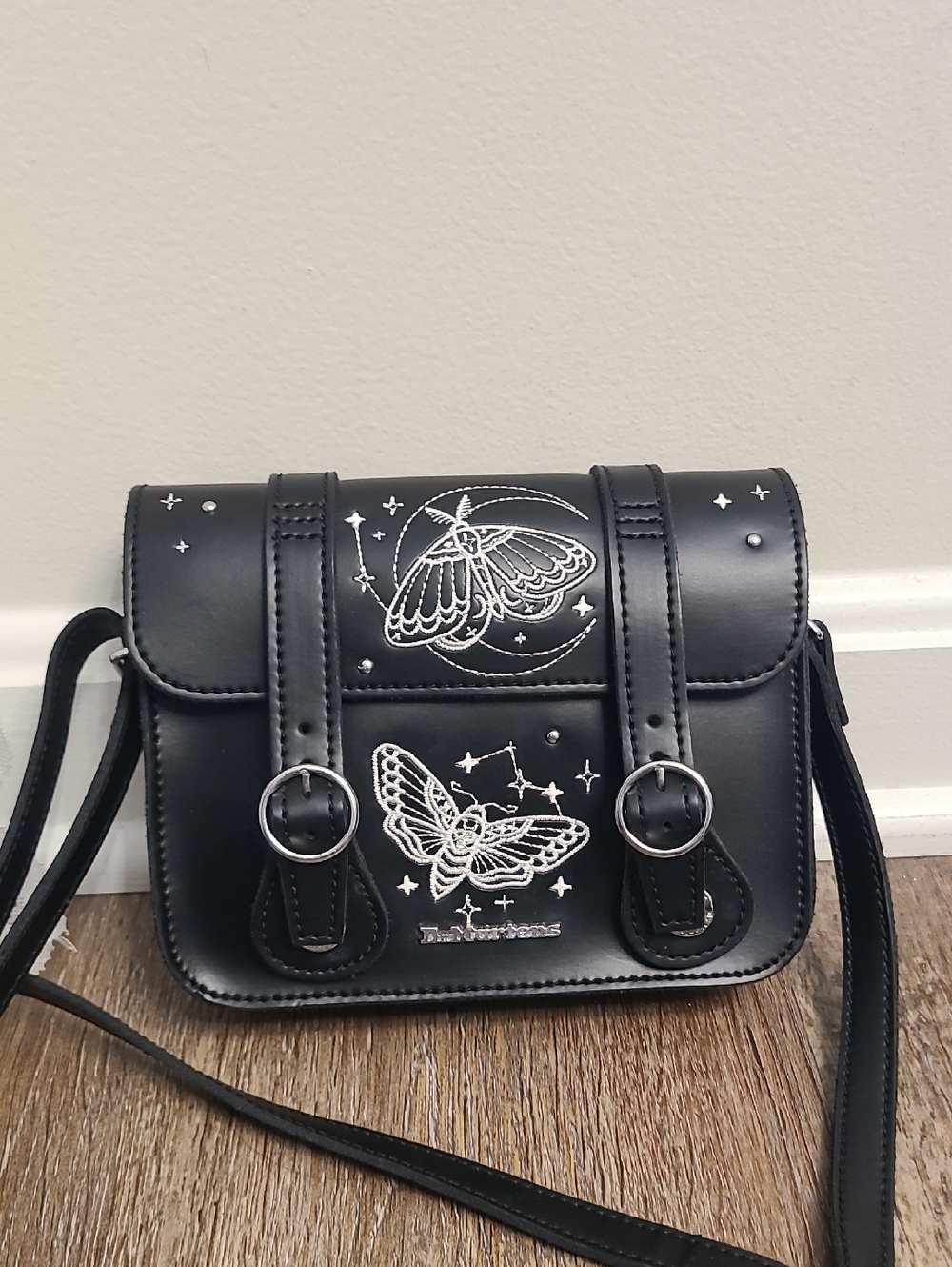 Dr Martens Moth Embellished 7 Inch Satchel